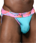 Preview: Miami Cabana Boy Tropical Mesh Brief w/ ALMOST NAKED®